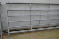 2 X 10' GALVANISED CATTLE HURDLES (154) - 5