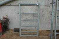 4' 3'' GALVANISED PEDESTRIAN GATE(158) - 7