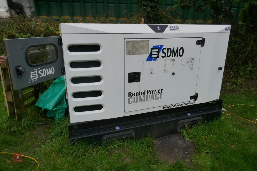 SDMO R33 35KVA GENERATOR