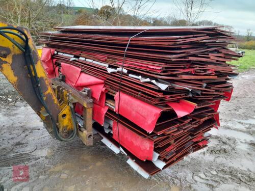 STACK OF COATED 10MM PLYWOOD