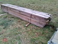 27 LENGTHS OF 8X3 TIMBER