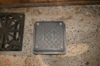 2 ACCESS MAN HOLE COVERS (5) - 2