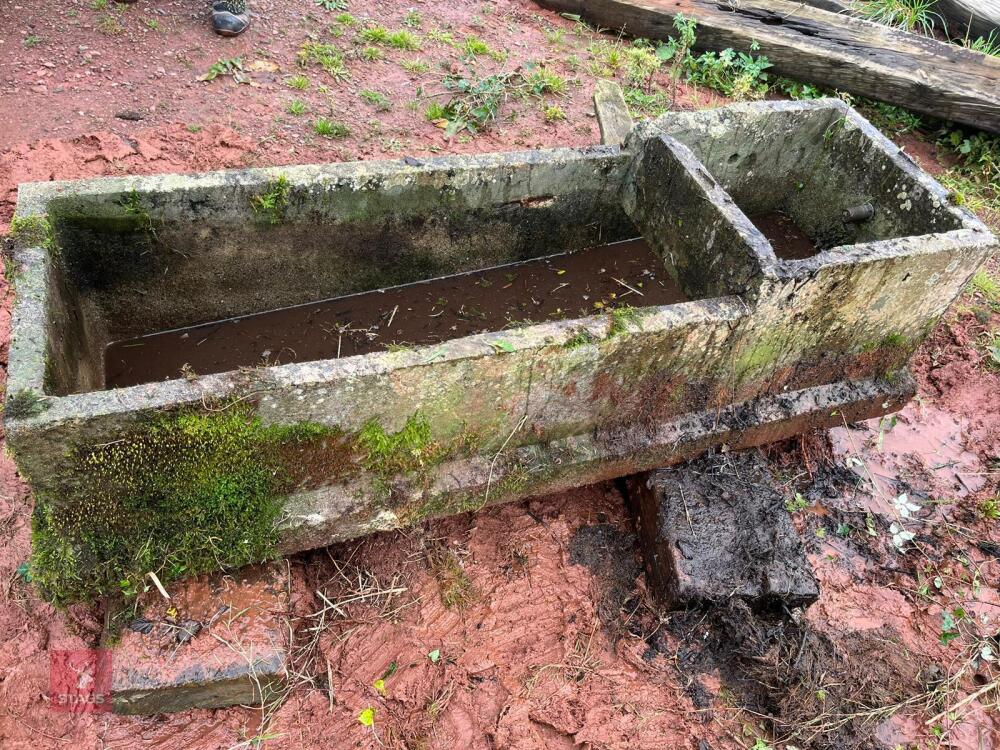 CONCRETE WATER TROUGH