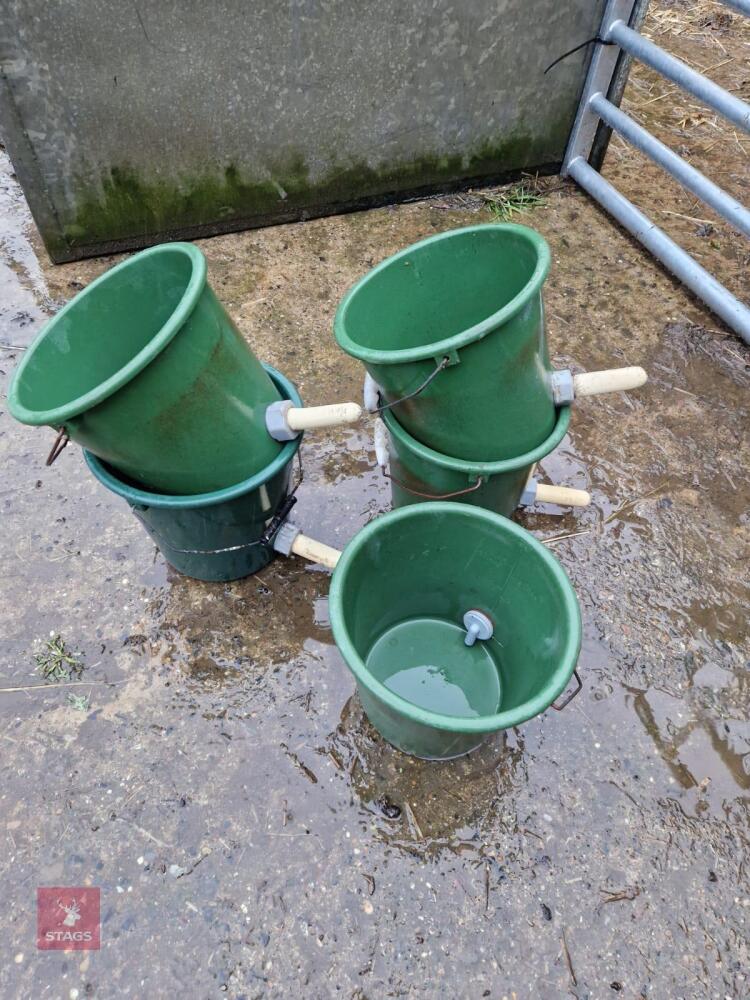 5 CALF BUCKETS