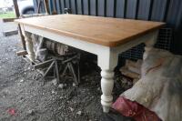 7' X 3'9'' KITCHEN TABLE - 3