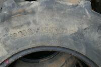 2 x 380/85 R24 FRONT TYRES - 2