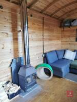 10.2M X 2.7M WOODEN CABIN - 9