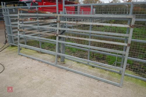 12' GALVANISED YARD GATE (98)