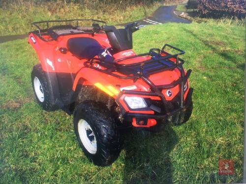 2010 CAN-AM OUTLANDER 400CC QUAD