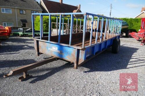 GP ENGINEERING 14' CATTLE FEED TRAILER