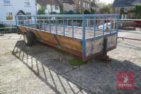 JOHN SHEPHERD 18' CATTLE FEED TRAILER - 2