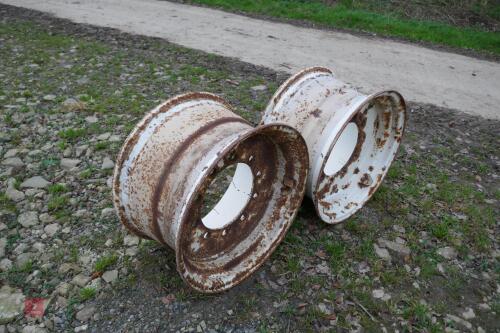 PAIR OF JCB WHEEL RIMS