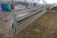 3 X POLDENVALE 15' SHEEP FEED BARRIERS - 14