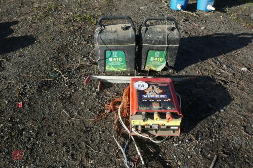 3 ELECTRIC FENCE UNITS (S/R)