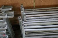 10 x 6' GALVANISED SHEEP HURDLES - 10