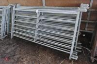 10 x 6' GALVANISED SHEEP HURDLES - 15