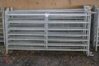 10 x 6' GALVANISED SHEEP HURDLES - 2