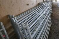 10 x 6' GALVANISED SHEEP HURDLES - 9