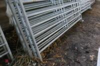 10 x 6' GALVANISED SHEEP HURDLES - 10