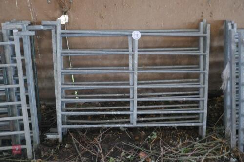 3 X 4' GALVANISED SHEEP HURDLES