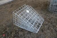 3 WIRE MESH SHEEP HOOK OVER HAY RACKS - 3