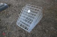 3 WIRE MESH SHEEP HOOK OVER HAY RACKS - 11