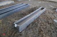 2 X 8' PLASTIC GROUND FEED TROUGHS - 3