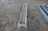 2 X 8' PLASTIC GROUND FEED TROUGHS - 5