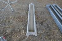 2 X 8' PLASTIC GROUND FEED TROUGHS - 6