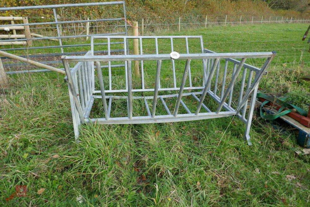 GALVANISED SQUARE SHEEP BALE FEEDER