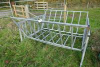 GALVANISED SQUARE SHEEP BALE FEEDER - 2