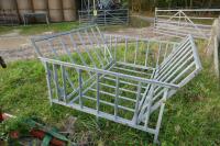 GALVANISED SQUARE SHEEP BALE FEEDER - 7