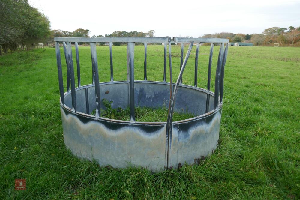 GALVANISED CATTLE ROUND FEEDER