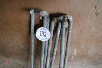 7 GALVANISED SHEEP/ CATTLE PINS - 3