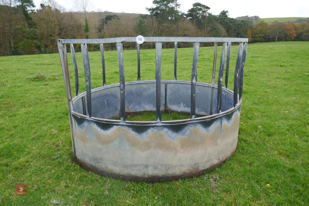 GALVANISED CATTLE ROUND FEEDER