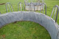 GALVANISED TOMBSTONE CATTLE FEEDER - 8