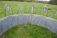 GALVANISED TOMBSTONE CATTLE FEEDER - 4