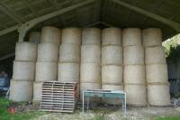 52 ORGANIC ROUND BALES OF HAY (BIDS PER BALE) - 2