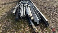 LARGE QTY OF PLASTIC GUTTERING - 3