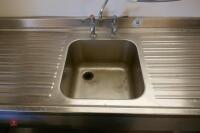 STAINLESS STEEL DOUBLE SINK UNIT - 4