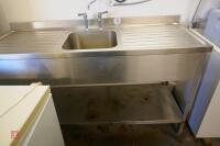 STAINLESS STEEL DOUBLE SINK UNIT - 7