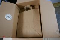 PART BOX OF BROWN PAPER BAGS - 6