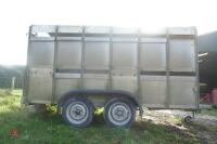 IFOR WILLIAMS 12' LIVESTOCK TRAILER - 16