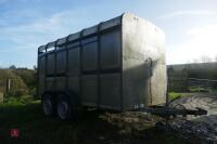 IFOR WILLIAMS 12' LIVESTOCK TRAILER - 21