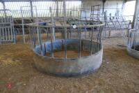 GALVANISED CATTLE ROUND FEEDER