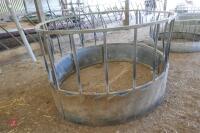 GALVANISED CATTLE ROUND FEEDER - 6