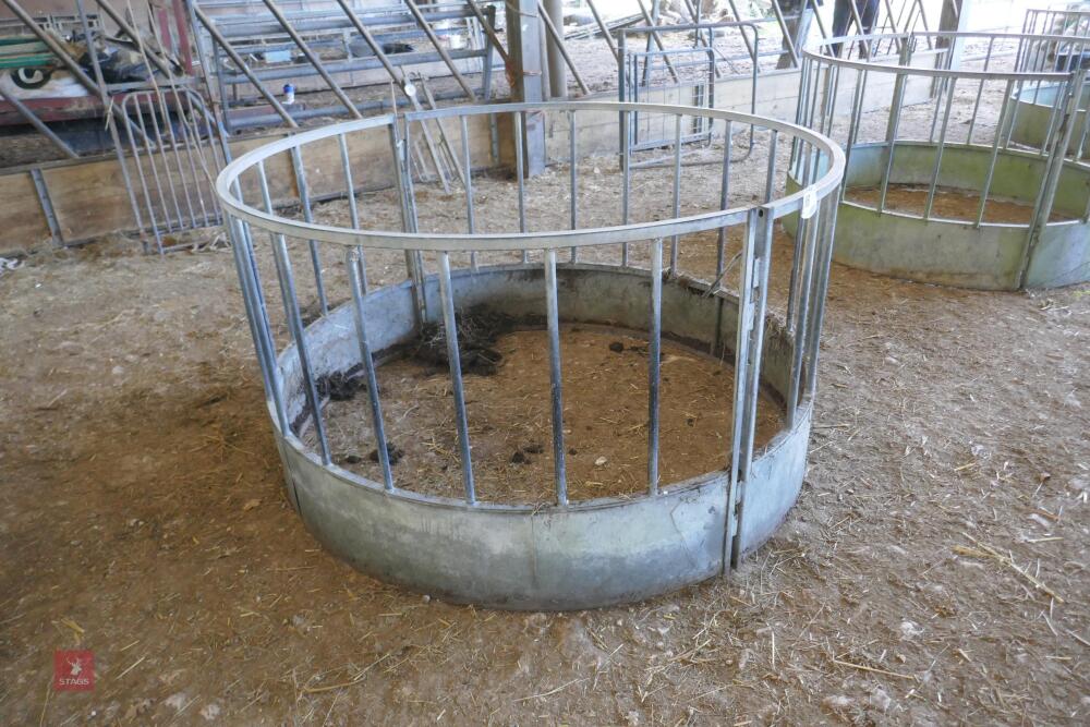 GALVANISED SHEEP ROUND FEEDER