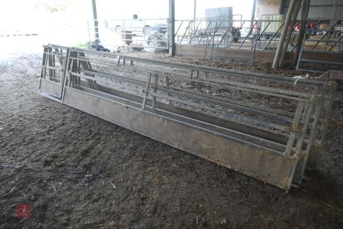 3 x POLDENDVALE 15' SHEEP FEED BARRIERS