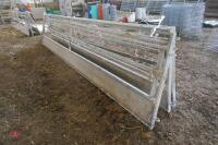 3 X POLDENVALE 15' SHEEP FEED BARRIERS - 4