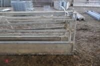 3 X POLDENVALE 15' SHEEP FEED BARRIERS - 8